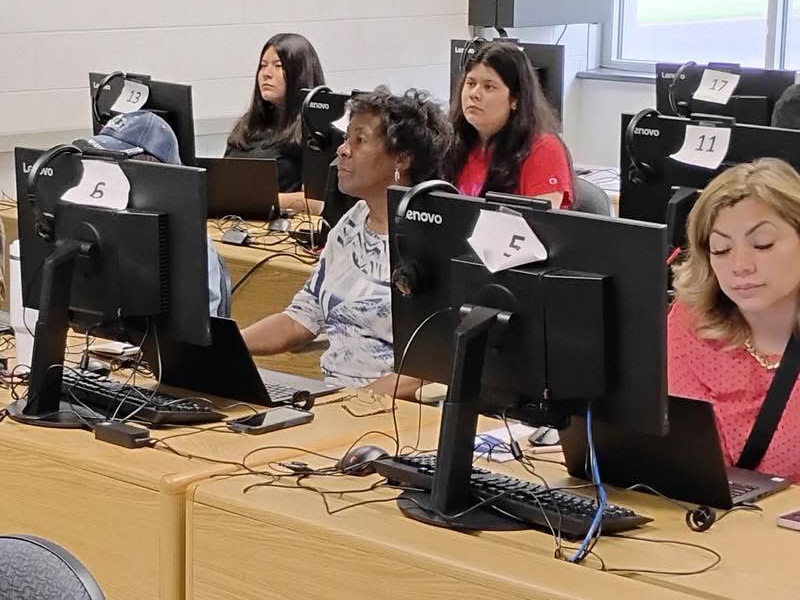 Computer Training Bridge, group training